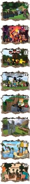 3D наклейки Майнкрафт для детей 130х90