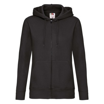 Bluza damska z suwakiem FRUIT PREMIUM, czarny L