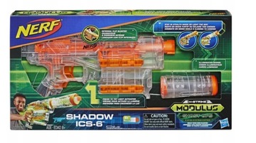 HASBRO NERF N-STRIKE MODULUS SHADOW ICS 6 E2655
