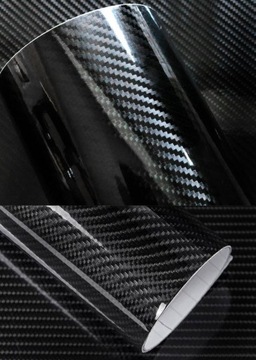 5D УГЛЕРОДНАЯ ФОЛЬГА УГЛЕРОДНЫЙ ШПОН ЧЕРНЫЙ ГЛЯНЦЕВЫЙ 152 Х 50 СМ ТОЛЩИНА ПРОЧНАЯ