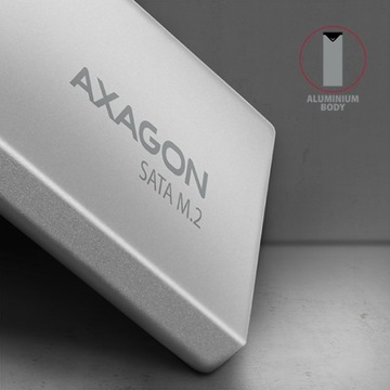 Металлический корпус AXAGON для накопителя SATA M.2 USB-C 3.2