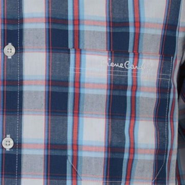 Koszula Pierre Cardin S męska w kratkę E637s