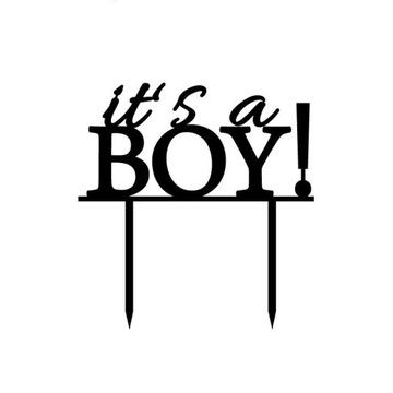 TOPPER IT'A A BOY BABY SHOWER OZDOBA DEKOR