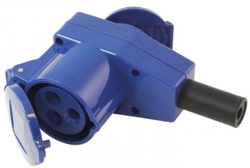 Переходник CEE, прямоугольный разъем с розеткой