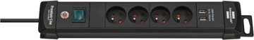 LISTWA ZASILAJĄCA 4 GN PREMIUM USB BRENNENSTUHL