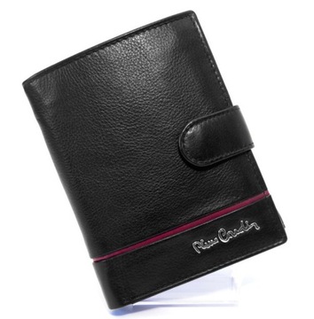 PIERRE CARDIN skórzany portfel męski OCHRONA RFID