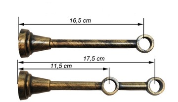 ДВОЙНОЙ КАРДИН 200 см 2.0 MOTIVE Кованые карнизы