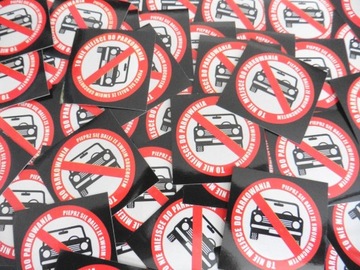 NAKLEJKA etykiety wlepki NAKLEJKI - A6 100 sztuk