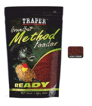 TRAPER METHOD FEEDER READY 750г КРАСНЫЙ ПАЛТУС