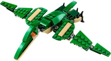 LEGO CREATOR 31058 Модель динозавров Тираннозавр T-REX 3в1 + ПОДАРОЧНАЯ СУМКА