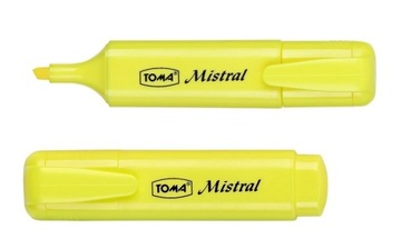 Zakreślacz marker pastelowy TOMA TO-334 żółty