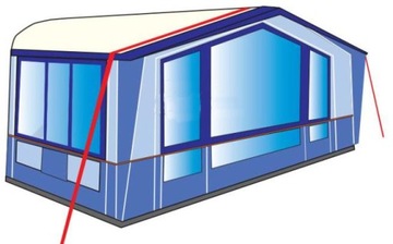 ШТОРМОВЫЕ ПОЛОСЫ ДЛЯ ТЕНТОВ, СТАВНИ, CAMP4, 11 м