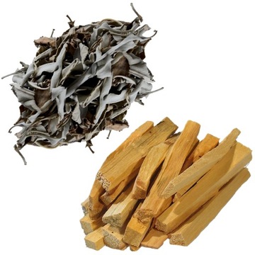 Biała Szałwia + Palo Santo Zestaw 100g + 100g