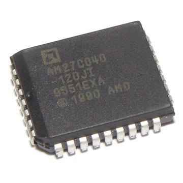 Pamięć OTP 4Mb(512Kx8) EPROM 27C040-120 120ns PLCC