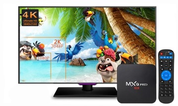 MXQ PRO TV BOX 2 ГБ/16 ГБ ANDROID 9Pie SMART MENU PL