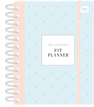 Notes fitness dziennik treningowy dieta Pastel A5