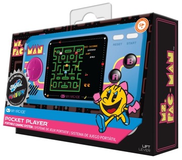 МИНИ ПОРТАТИВНАЯ КОНСОЛЬ РЕТРО MS.PAC-MAN 3В1 DGUNL-3242