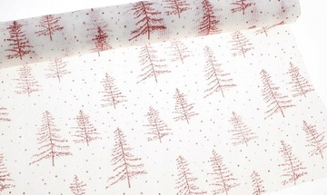 Juta Dekoracyjna Mata taśma wstążka 47cm/2,6m WZÓR