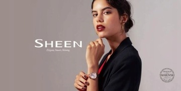 Женские часы Casio Sheen с удобным ремешком даты