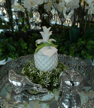 Ароматическая свеча серая мята H16