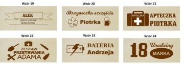 Деревянный подарок BEER BOARD с гравировкой на 18-99 день рождения