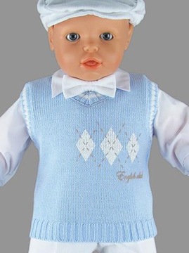 Крестильный свитер для мальчика, комплект пуловера, р74