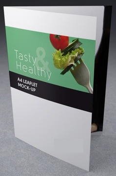 СКЛАДАННЫЙ ЛИСТОВОК от А4 до А5 DL Мел 170г - 1000 шт.