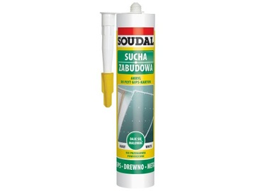 SOUDAL Акрил для гипсокартона 280мл белый