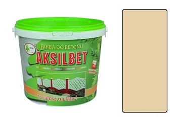 Farba do betonu fasadowa AKSILBET Beżowy 1L