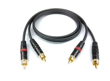 KLOTZ IY205 KABEL PRZEWÓD 2xRCA CINCH NEUTRIK 3m