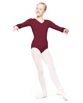 ГИМНАСТИЧЕСКИЙ БОДИ С ДЛИННЫМИ РУКАВАМИ X2 HBO 134/140