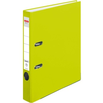 Segregator HERLITZ Q.file A4 50mm 5cm limonkowy