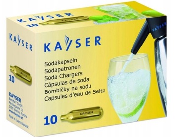 СИФОН ДЛЯ ГОДОВОЙ ВОДЫ KAYSER INOX + 20 КАРТРИДЖЕЙ