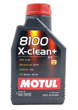 OLEJ MOTUL 5W-30 8100 X-CLEAN+ C3 1L