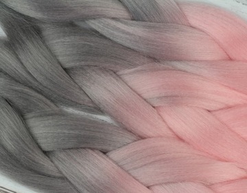 СИНТЕТИЧЕСКИЕ волосы для косичек.ЦВЕТНЫЕ косички.Наращивание волос в стиле омбре.