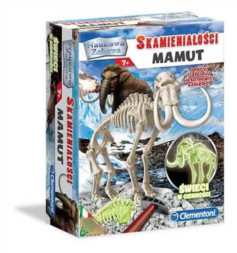 CLEMENTONI Skamieniałości Mamut FLUO DINO 60890