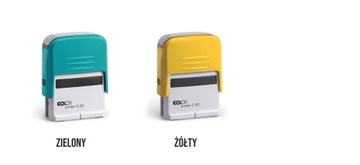 PIECZĄTKA COLOP 20 Z GUMKĄ 3-4 wersy RÓŻNE KOLORY