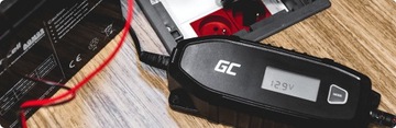 Выпрямитель автомобильного зарядного устройства Green Cell 6V 12V 4A для батарей IP65