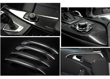 ТОЛСТАЯ ПЛЕНКА КАРБОНОВЫЙ ШПОН CARBON BLACK GLOSS 5D 152X50