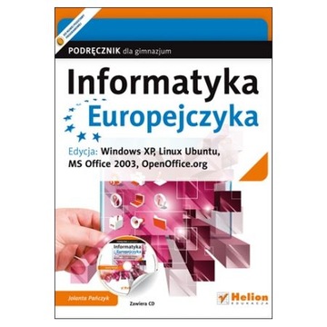 KSIĄŻKA INFORMATYKA EUROPEJCZYKA PODRĘCZNIK + CD