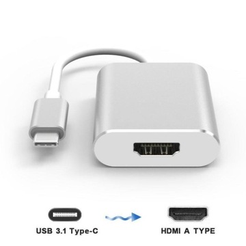 Adapter USB-C 3.1 do HDMI 4K Macbook S8 S9