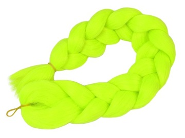 Włosy SYNTETYCZNE do warkoczyków KOLOROWE warkoczyki DOCZEPIANE WŁOSY pasma