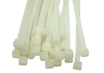 ЗАЖИМЫ КАБЕЛЬНЫЕ Стяжки 100х2,5 ММ БЕЛЫЕ