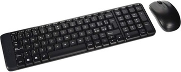 Zestaw klawiatura i mysz Logitech czarny