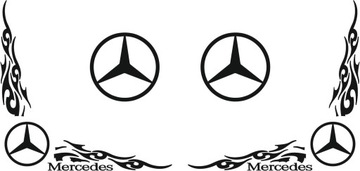 Наклейки на боковые стекла MERCEDES ACTROS AROCS