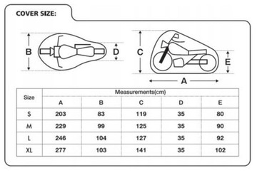 ЧЕХОЛ ДЛЯ МОТОЦИКЛА OXFORD ДЛЯ DORMEX ВНУТРИ