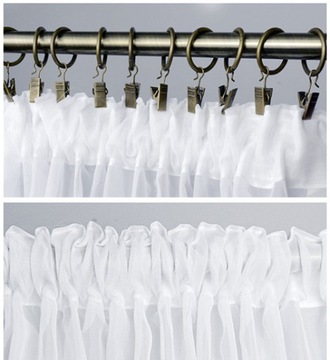 FIRANKA WOAL ZASŁONY TAŚMA ŻABKI 500x250cm