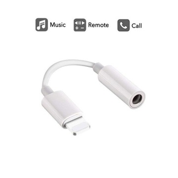 ADAPTER PRZEJŚCIÓWKA JACK LIGHTNING iPHONE 7 8 X