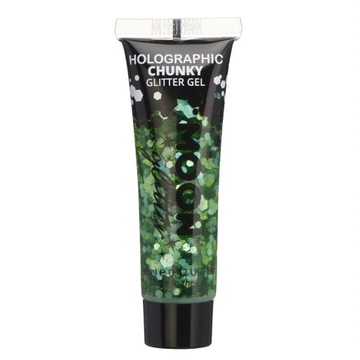 Holographic Chunky Glitter Gel MOONGLOW Zielony