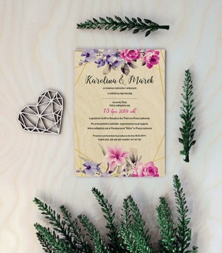 ДЕРЕВЯННЫЕ приглашения на свадьбу ВЫКРОЙКИ П